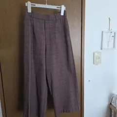 裏起毛 ワイドパンツ