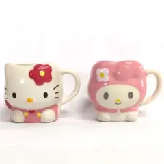ハローキティ マイメロディ マグカップセット