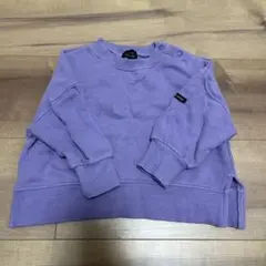 プティマイン　オーガニックコットン　裏起毛　トレーナー　80