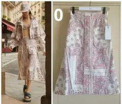 sacai 22SS 88,000円 ペイズリー バンダナ デニムスカート