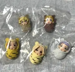 東京リベンジャーズ　おくるみマスコット　花垣　佐野　龍宮寺　三ツ谷　松野