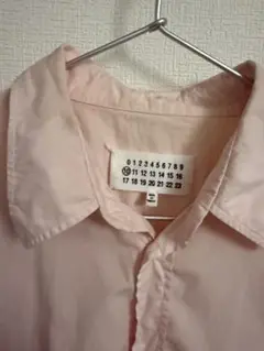 メゾンマルジェラ　ピンク　シャツ