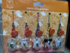 【ディズニー】ハロウィーン2019 ミッキーおばけデザイン ストラップセット