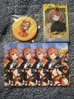 にじさんじ 本間ひまわり くま 初期グッズ 缶バッジ