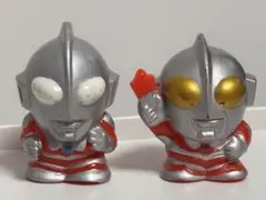 ウルトラマン　帰ってきたウルトラマン　指人形　ソフビ　レトロ　2体