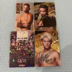 RIZIN カード　4枚