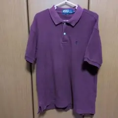 90s Ralph Lauren パープル ポロシャツ　M
