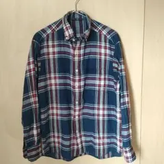 美品】希少Lサイズ！ブランド代名詞！CBチェック 長袖シャツ - メルカリ