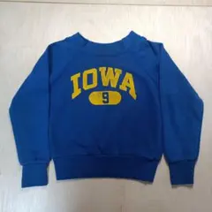 アイオア　Iowa 9 プリント トレーナー　ブルー　子供服