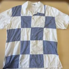チェック柄 半袖シャツ