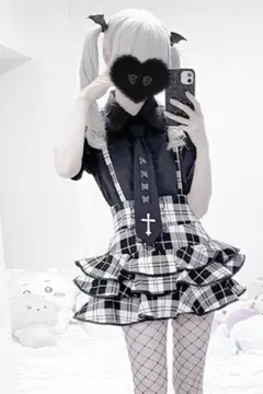 MARS もえにゃコラボ 2弾フリルリボンスカパン（スカート