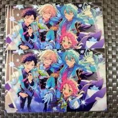あんスタ 10周年展示会 ポストカード fine 英智 桃李 弓弦 渉 2枚