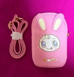 メゾピアノみみちゃん編みぐるみ付きレース編みミニポシェット 