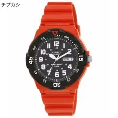新品 カシオ レッド ブラック 腕時計 MRW-200HC