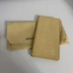 【Louis Vuitton】二つ折り財布 アイボリー 長財布