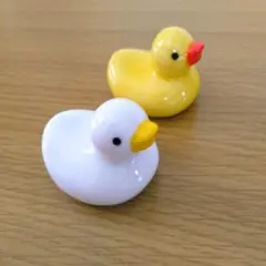 アヒル　陶器　ペア　つがい　まとめ売り　インテリア　オブジェ　置物　雑貨