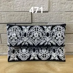 ポケットティッシュケース☆ブラックのサムネイル