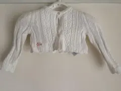 ラルフローレン カーディガン ボレロ 24m 白 ホワイト