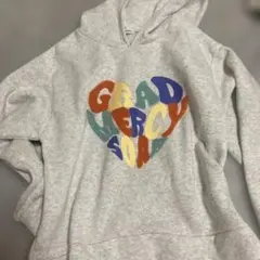 フロントｍｉｘハートサガラプルオーバー プリントパーカー Mサイズ gorge