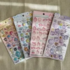 ボンボンドロップシール、うるちゅるポップシール　　　サンリオセット