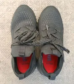 ワークマン 軽量ブラック スニーカー 23.5 EEE