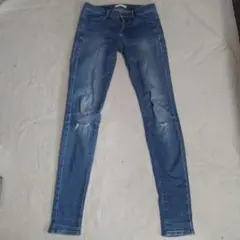 スキニーデニム ライトブルー サイズ23　ストレッチ