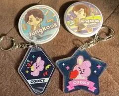 匿名配送　BTS JUNG KOOK 缶バッジ　アクキーセット