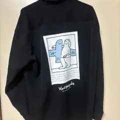 Mark Gonzales × BASE CONTROL 黒長袖シャツ M