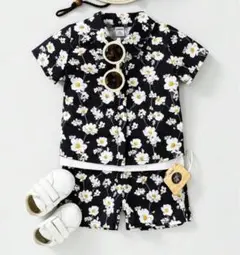 花柄 半袖シャツ・セットアップ　12-18M