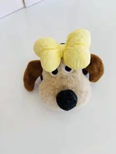 犬のぬいぐるみヘアゴム