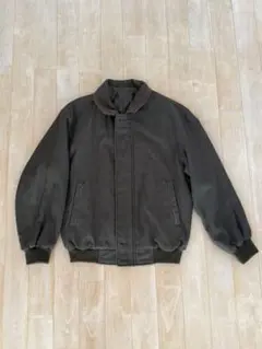 【古着】Crocodile ウールジャケット ジップアップ ブルゾン