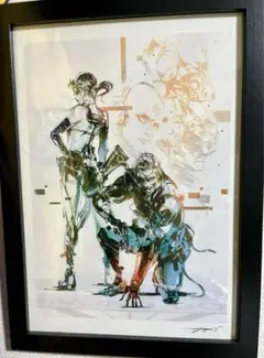 メタルギアソリッド5 描き下ろし複製原画 新品未開封】外箱付き Happyくじ METAL GEAR SOLID V メタルギア