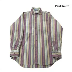 【新品タグ付き✨】PS Paul Smith マルチストライプシャツ ブラウスＭ PS Paul Smith マルチストライプシャツ ブラウス ポールスミス