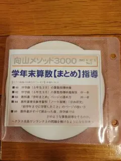 伴先生　学年末算数「まとめ」指導
