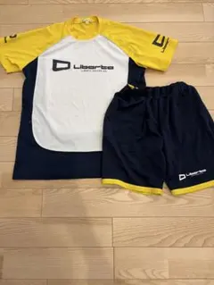 Liberta サッカーウェアセット 白/黄色/紺