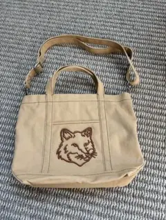 MAISON KITSUNE FOX HEAD トートバッグ