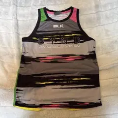 BLK タンクトップ グレー/ピンク/グリーン