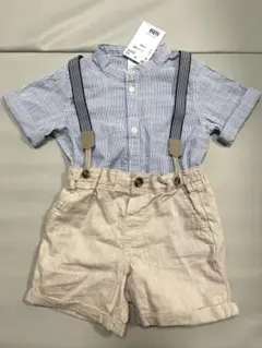 H&M セットアップ　サスペンダー