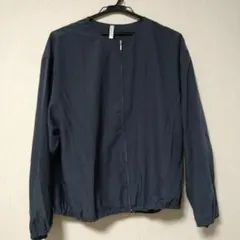 SELKEYS ダークグレー ジッパーブルゾン