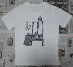 英字 Tシャツ カットソー 白 M