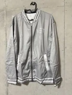 [未使用] クラシックレトロ　VET シルバー ジャケット M フードなし 春秋