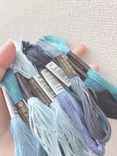 刺繍糸 青系 15本セット