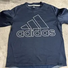 adidas 160㎝　ネイビー　トレーナー