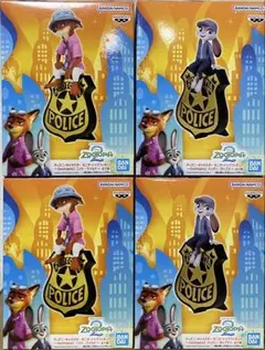 ズートピア2 モニタートップフィギュア　ジュディ＆ニック 2セット