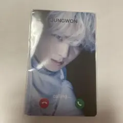 enhypen ジョンウォン もしもしカード JUNGWON 未使用