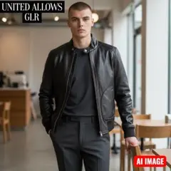 2025年最新】UNITED ARROWS メンズ シングルライダースの人気アイテム