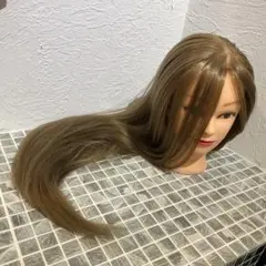美容室　セット練習用ウィック　ウィッグ　ブロンド　マネキン