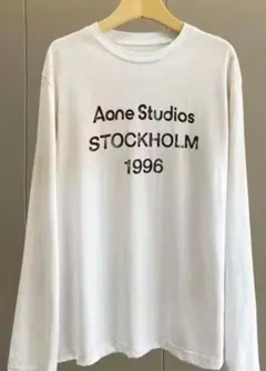 ACNE STUDIOS ジャガードモックネック ロンT ネックロゴ ACNE STUDIOS ジャガードモックネック ロンT ネックロゴ □Acne