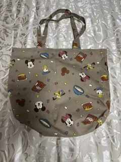 美品　新品未使用　リトシー　しまむら　ミッキーマウス 大きめ　トートバッグ　綿