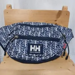 HELLY HANSEN ボディバッグ ネイビー ツリー柄